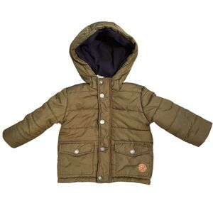 Little Me Puffer Hooded Jacket 12M